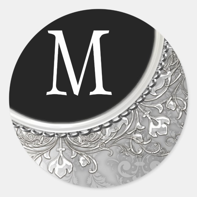 20 - 1,5 Navidades de monograma de Sello para sobr (Anverso)