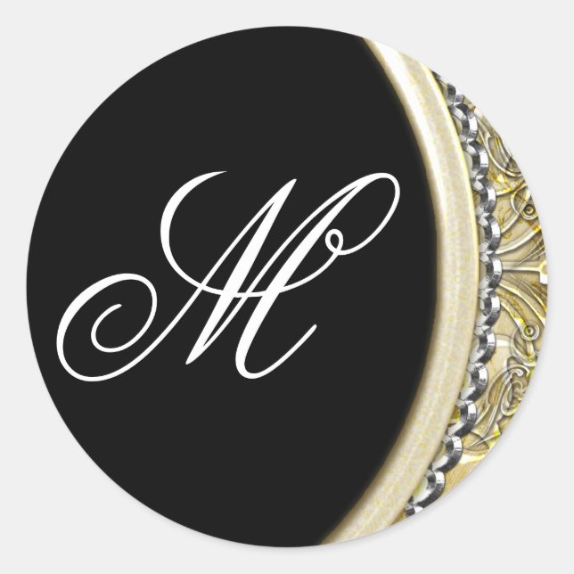 20 - 1,5 Navidades de monograma de Sello para sobr (Anverso)