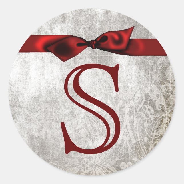 20 - 1,5 Navidades de monograma de Sello para sobr (Anverso)