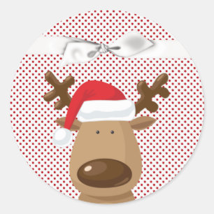 20 - 1.5 Navidades de renos Sellos para sobres XMA