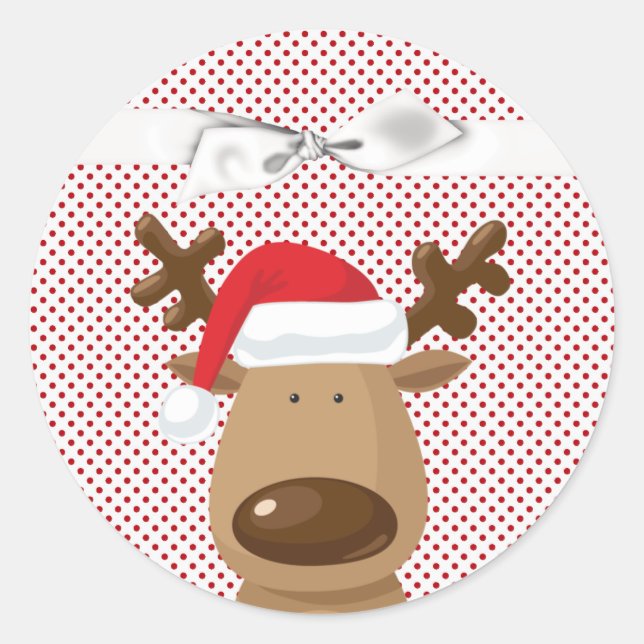 20 - 1.5 Navidades de renos Sellos para sobres XMA (Anverso)