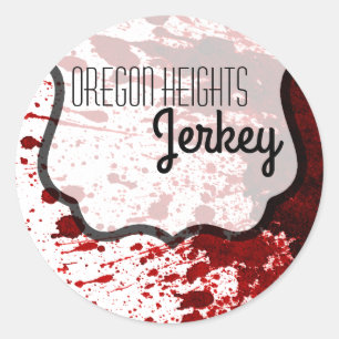 20 - 1.5" Pegatinas de negocios Vampiro con mancha