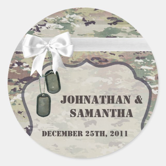 20 - 1.5" Pegatinas favoritos Ejército OCP Camo Un (Anverso)