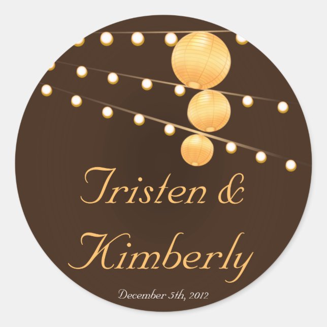 20 - 1.5" Pegatinas favoritos linternas de papel e (Anverso)