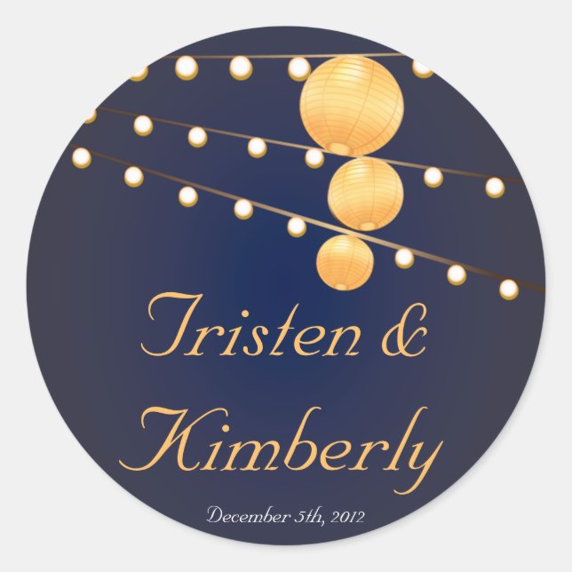 20 - 1.5" Pegatinas favoritos linternas de papel e (Anverso)