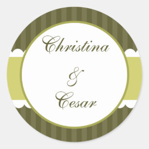 20 - 1.5" Pegatinas favoritos Martini Olives Green