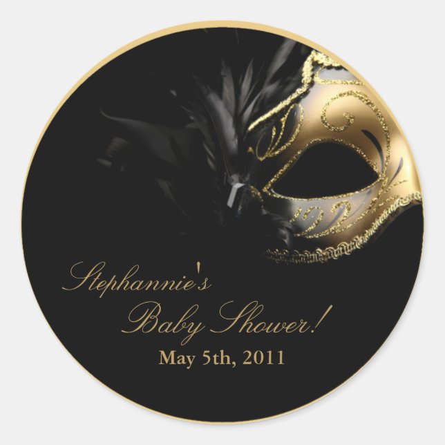 20 - 1.5" Pegatinas favoritos Mascarada mascarada  (Anverso)