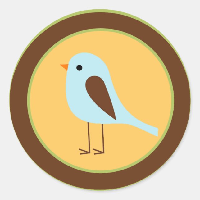 20 - 1.5" Pegatinas favoritos pájaro de amigos for (Anverso)