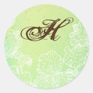 20 - 1.5 Primavera Sello para sobres Flor Hibiscus