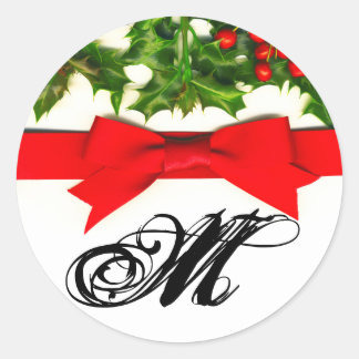 20 - 1.5 Sello para sobres Baughs Holly Berry Chri