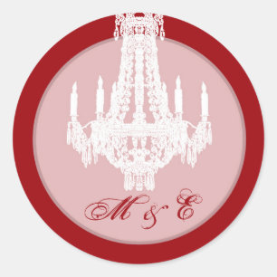 20 - 1.5 Sello para sobres Crystal Chandelier Glit