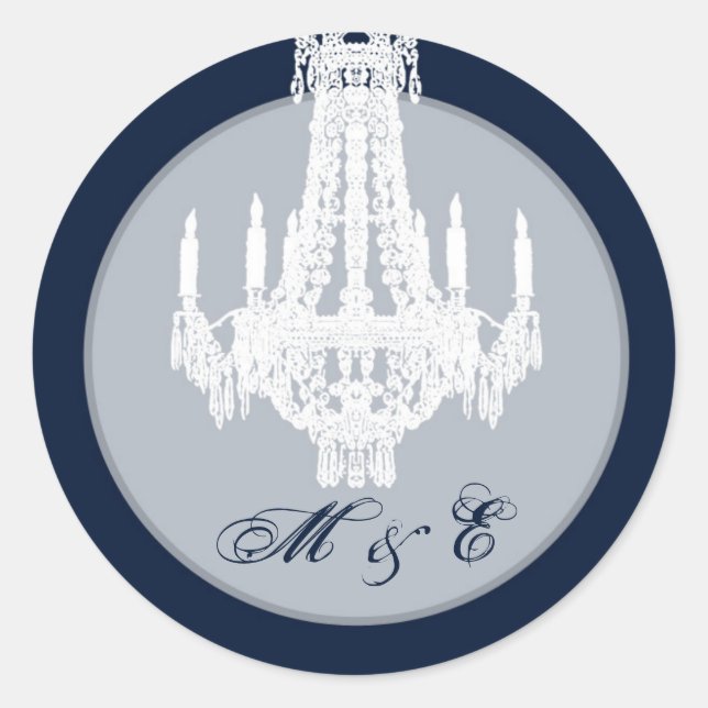 20 - 1.5 Sello para sobres Crystal Chandelier Glit (Anverso)