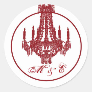 20 - 1.5 Sello para sobres Crystal Chandelier Glit