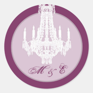 20 - 1.5 Sello para sobres Crystal Chandelier Glit