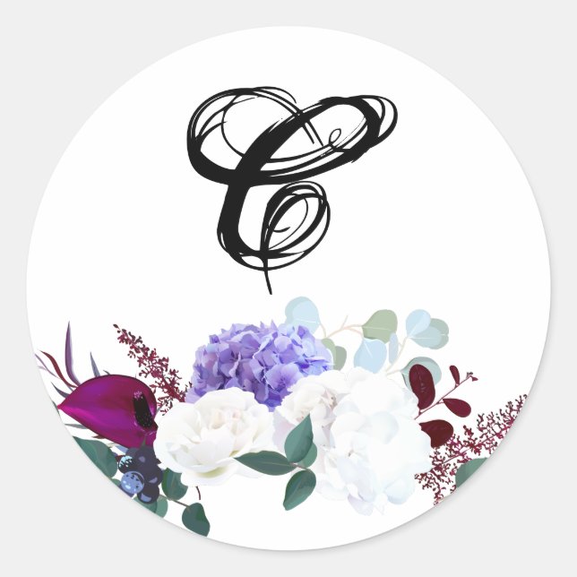 20 - 1.5 Sello para sobres Lavender Hibiscus en Wh (Anverso)