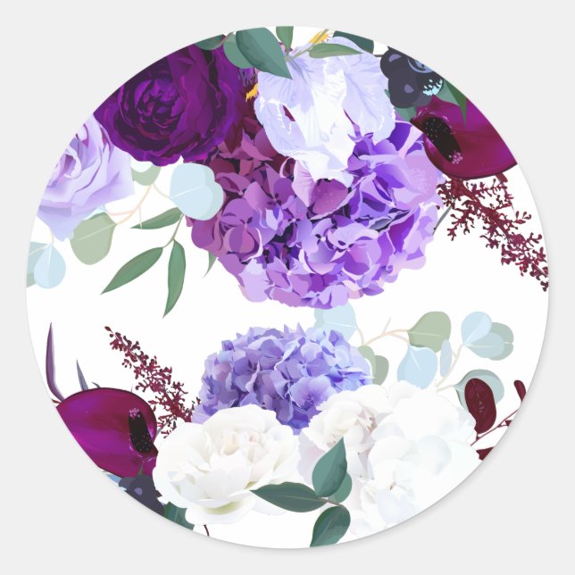 20 - 1.5 Sello para sobres Lavender Hibiscus en Wh (Anverso)