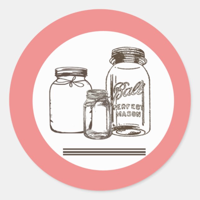 20 - 1.5 Sello para sobres Mason Jar Country Rusti (Anverso)