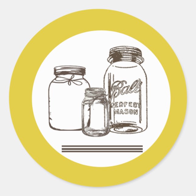 20 - 1.5 Sello para sobres Mason Jar Country Rusti (Anverso)