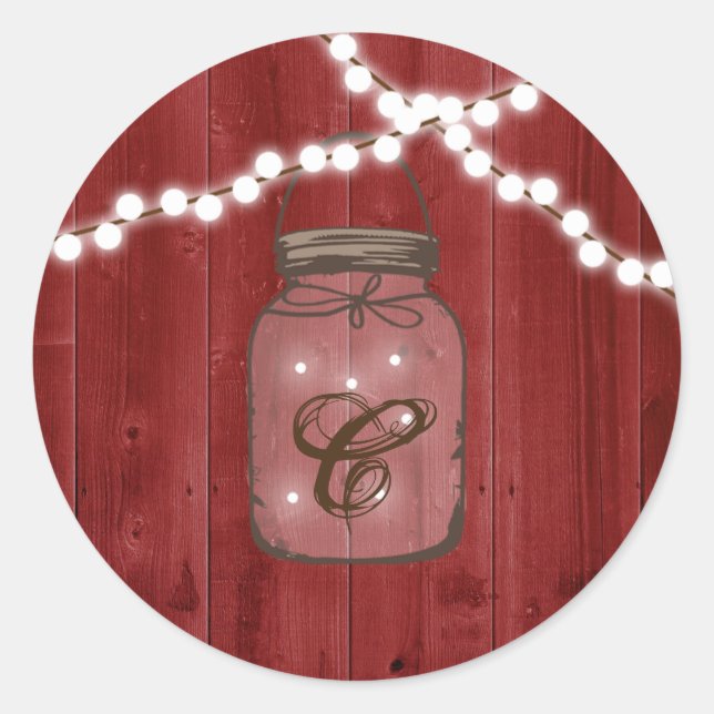 20 - 1.5 Sello para sobres Mason Jar String Lights (Anverso)