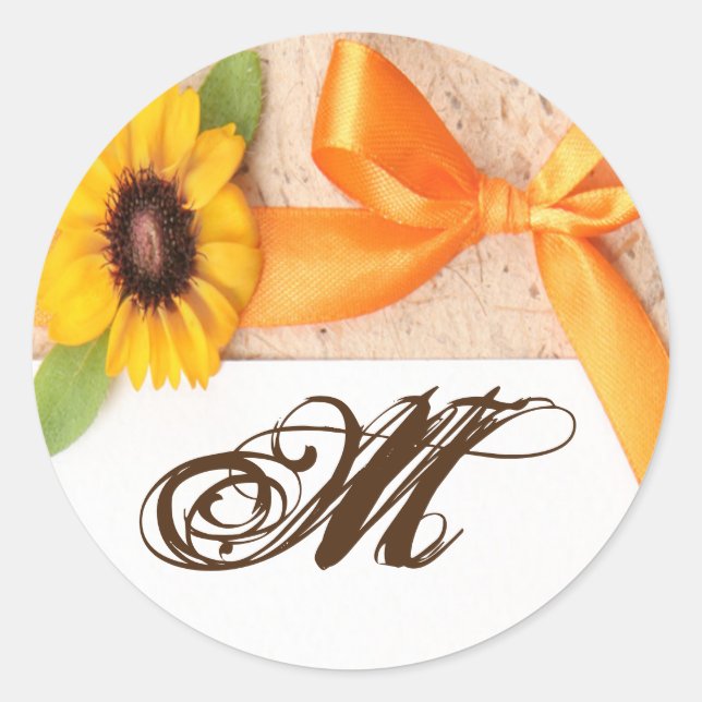 20 - 1.5 Sello para sobres País Rústico Girasol (Anverso)