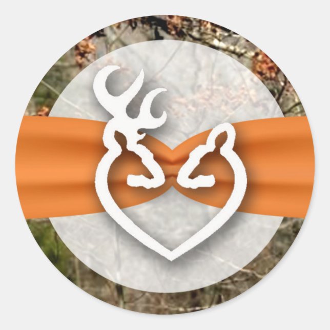 20 - 1.5 Sello para sobres Pareja de ciervos Doe B (Anverso)