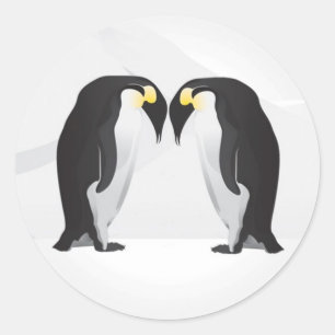 20 - 1.5 Sello para sobres Penguins Mate for Life 