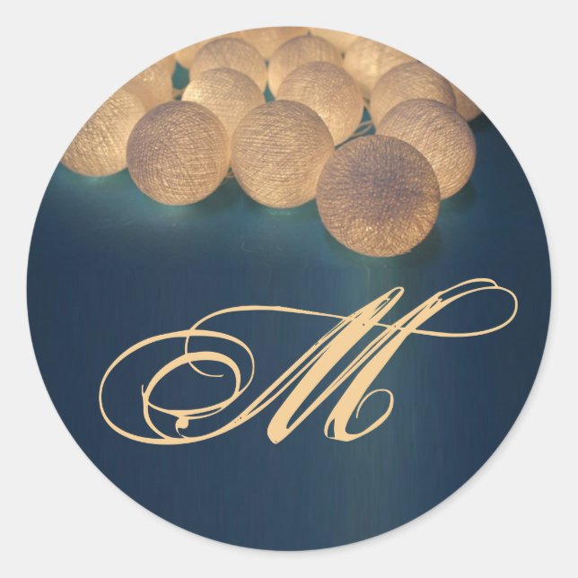 20 - 1.5 Sello para sobres String Lights Night Lan (Anverso)