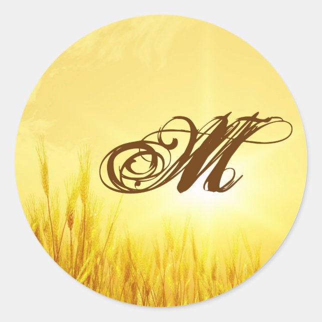 20 - 1.5 Sello para sobres Sunrise Wheat Country R (Anverso)