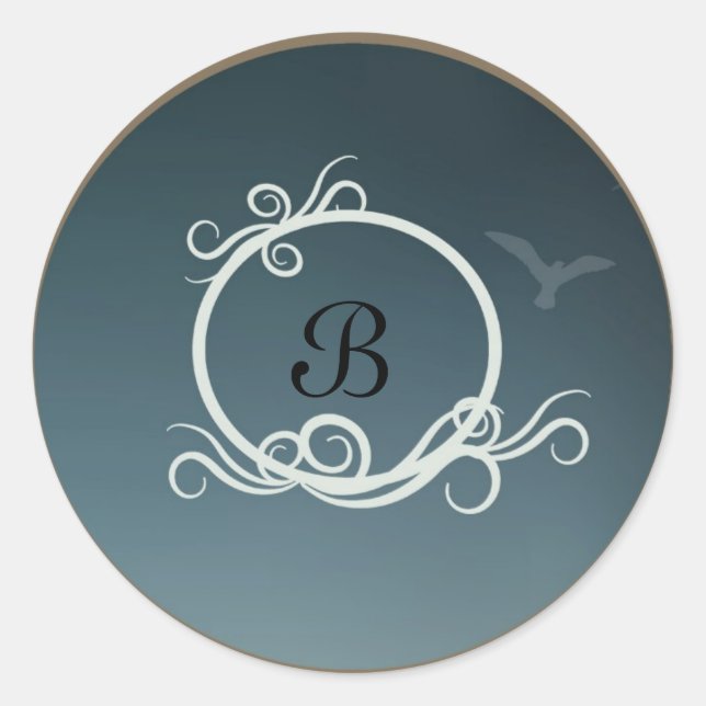 20 - 1.5 Sello para sobres Sunset Beach (Anverso)