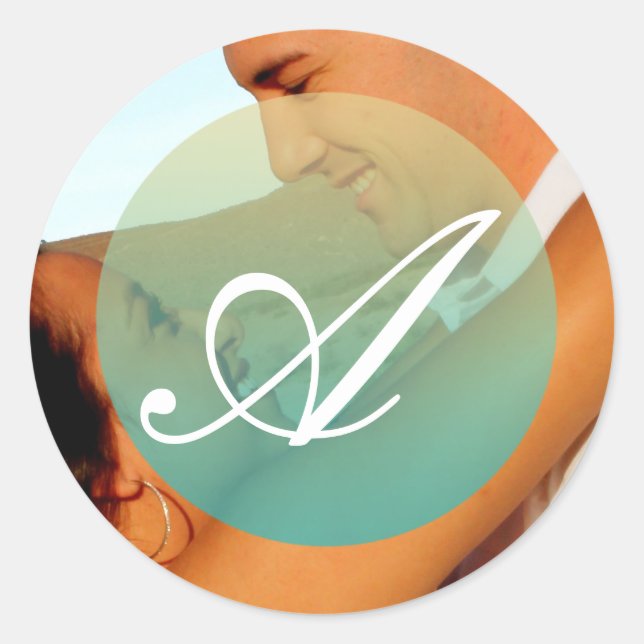 20 - 1.5 Sello para sobres Sunset Fade Verde azula (Anverso)