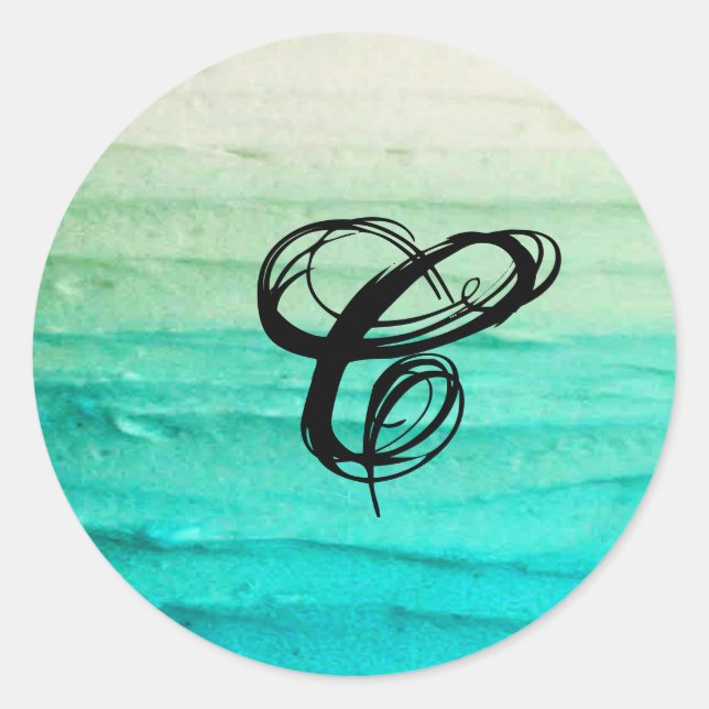 20 - 1,5 Sellos para sobres de escarcha azul ocmbr (Anverso)