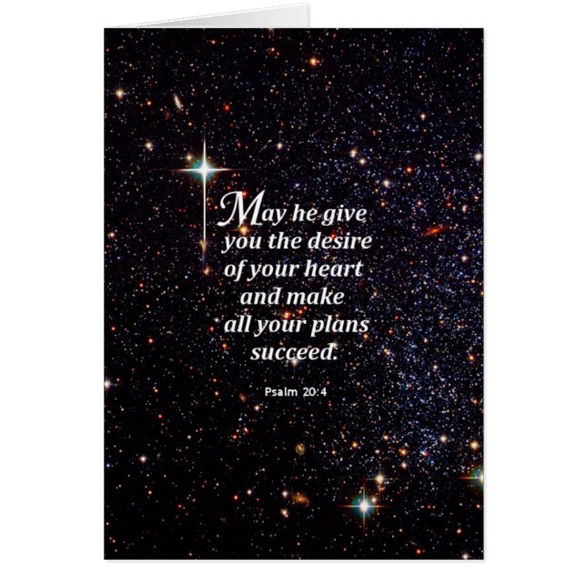 20:4 del salmo (Frente)