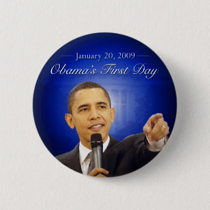 20 de enero: Primer botón del día de Obama