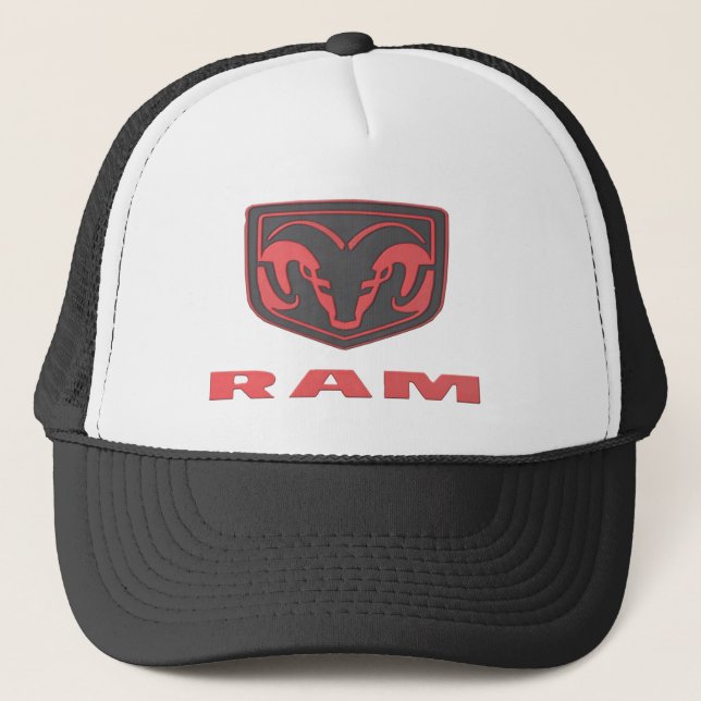 20 dodge ram rojo Accesorios Gorras de pelo Sombre (Anverso)