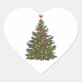 20 Navidades con forma de corazón pegatinas de div