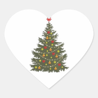 20 Navidades con forma de corazón pegatinas de div
