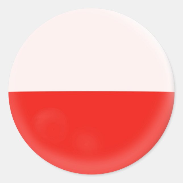 20 pequeños pegatinas Polonia Bandera polaca (Anverso)