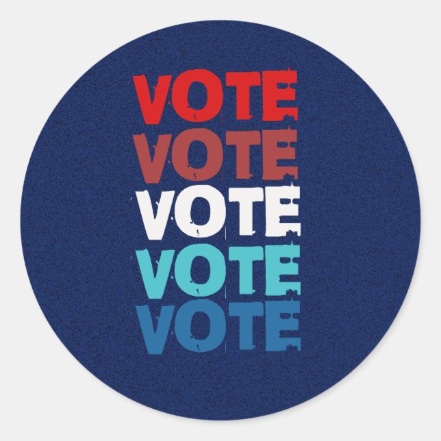 20 Política vota por campaña electoral de Pegatina (Anverso)