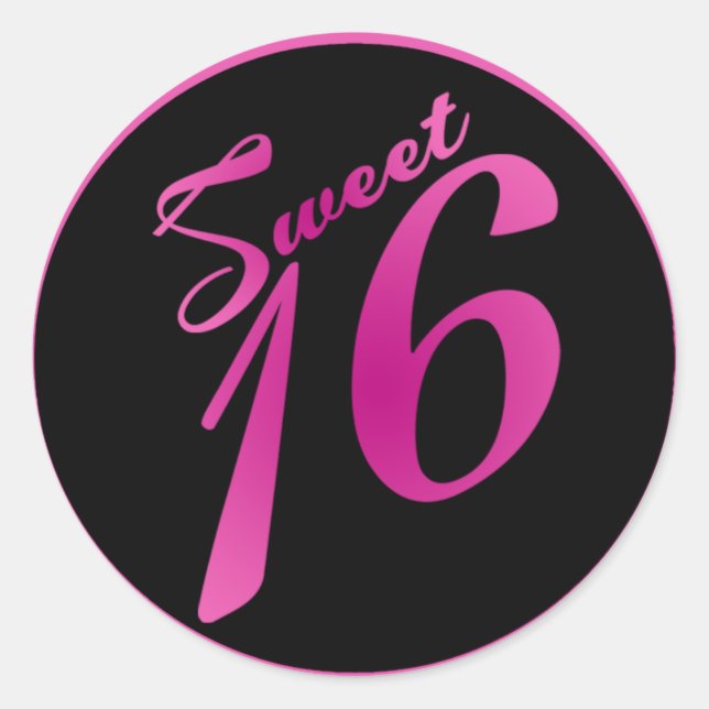 20 - Sello para sobres de 1.5" dulce Fiesta negro  (Anverso)