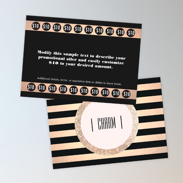 20 Visita Tarjeta Punch De Beauty Salon (Subido por el creador)