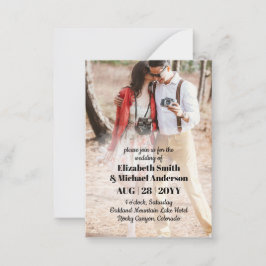20 x Invitaciones a matrimonio de FOTO con ENVL.