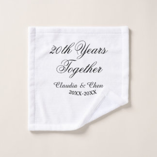 20th Years together anniversary name date year sim