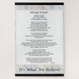 20x30" Gran rompecabezas Nicene Creed 1014 Pieza