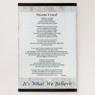 20x30" Gran rompecabezas Nicene Creed 1014 Pieza