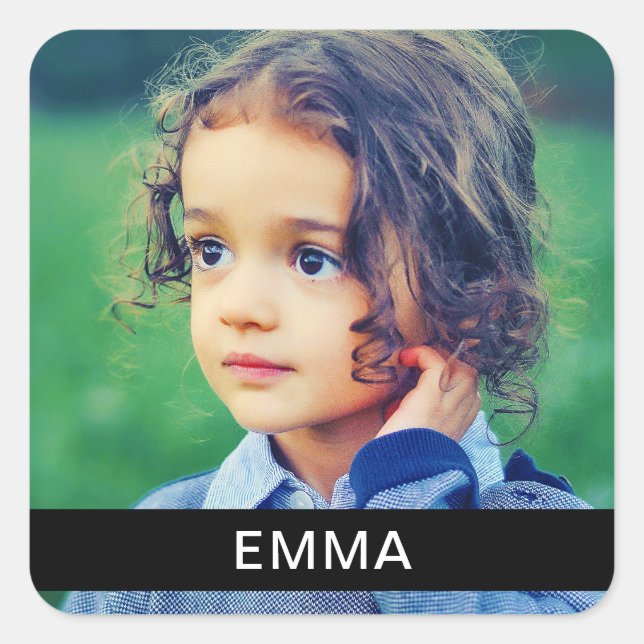 20x Pegatina de libros marca tu foto y texto (Anverso)