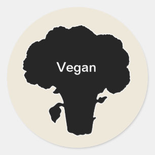 20x Pegatinas Elección de Comida Vegan
