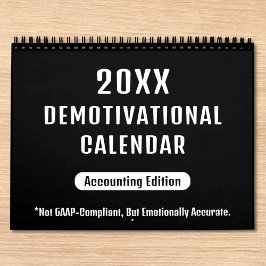 20XX Calendario Demotivacional de Paredes para Con