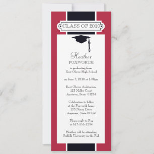 20xx Invitación a graduación - Personalización