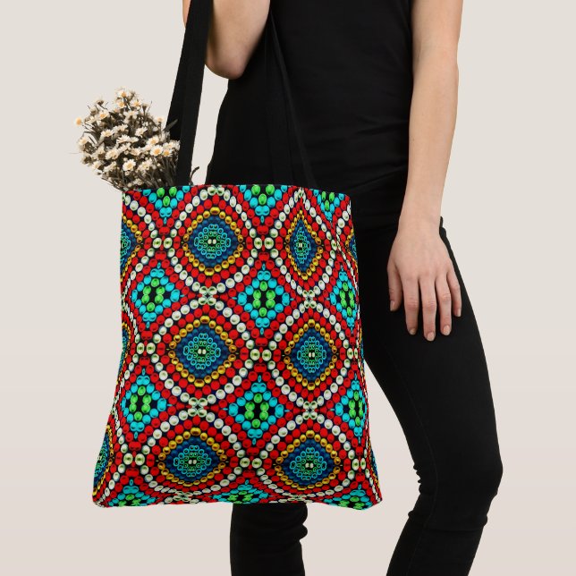 212 - Dotación azul y roja - Bolsa de Tote (Detalle)