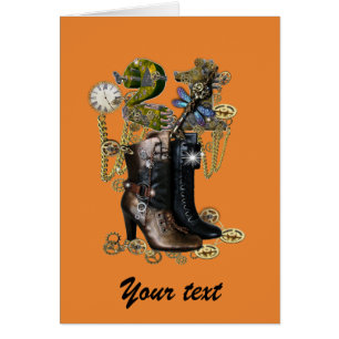 21.ª chica de cumpleaños - botas Steampunk